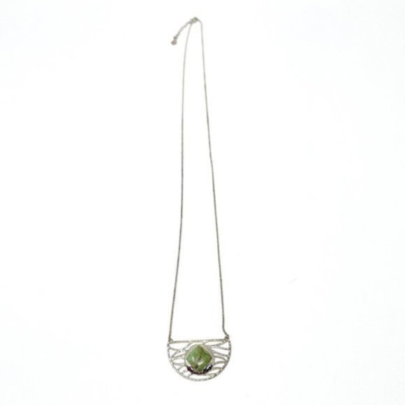 Studio Barse Green Jasper Sterling Silver 925 Necklace - Picture 4 of 10